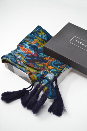 Sissinghurst Bamboo Scarf in a Gift Box